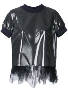 tulle trim T-shirt  Kolor