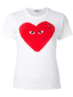 heart print T-shirt  Comme Des Garçons Play