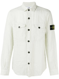 рубашка с заплаткой на рукаве Stone Island