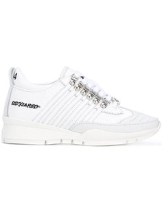 кроссовки с пайетками Dsquared2