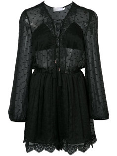 embroidered sheer playsuit  Zimmermann