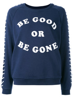 lace-up sleeves sweatshirt Zoe Karssen