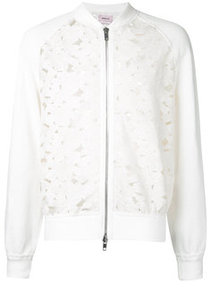 floral lace bomber jacket Marna Ro