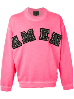 logo sweatshirt  Amen Amen.