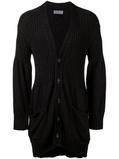 ribbed fitted cardigan Yohji Yamamoto Vintage