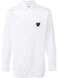 рубашка с заплаткой в форме сердца Comme Des Garçons Play