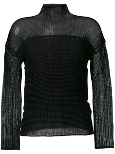 pleated detail top  Issey Miyake