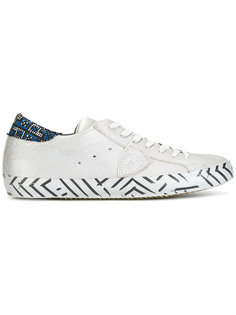 metallic decorative sole trainers Philippe Model