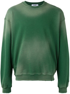 faded effect sweatshirt MSGM