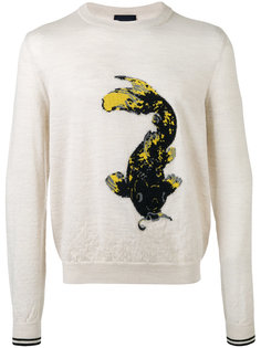 intarsia Koi fish jumper Lanvin