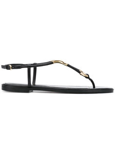 rounded thong sandals Sergio Rossi