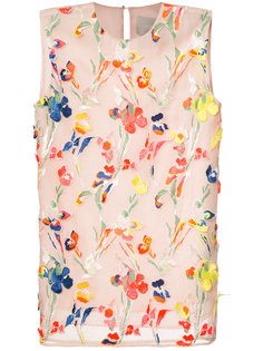 floral embroidered tank Jason Wu