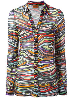 zebra print shirt Missoni