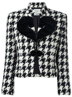 houndstooth jacket Moschino Vintage