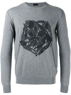 fox print sweatshirt Z Zegna