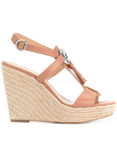 Darien tassel-embellished wedges Michael Michael Kors