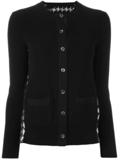 chiffon insert cardigan  Sacai