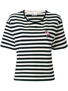топ с принтом фламинго Red Valentino