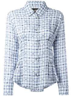 embroidered pleated detail shirt Vivienne Westwood Anglomania