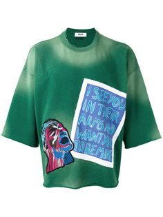 head patch sweatshirt MSGM