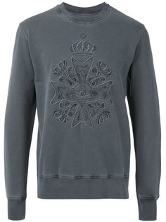 logo embroidered sweatshirt Vivienne Westwood Man