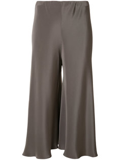 cropped silk trousers  Peter Cohen