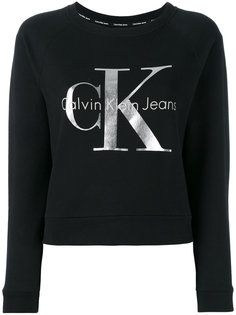 толстовка с логотипом металлик Calvin Klein Jeans