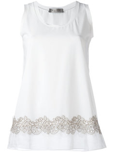 lace trim vest  D.Exterior