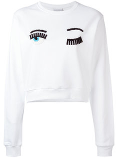 eyes print sweatshirt  Chiara Ferragni