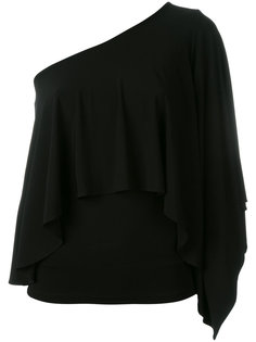 ruffled one-shoulder top Plein Sud