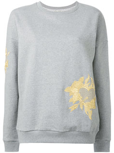 floral embroidered sweatshirt  Each X Other