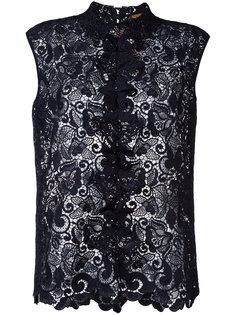 sleeveless lace blouse  Nº21