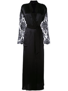 lace sleeve robe La Perla