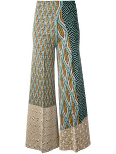 printed panel palazzo pants  Circus Hotel