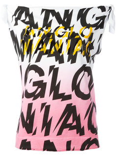 logo print degradé blouse Vivienne Westwood Anglomania