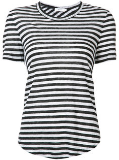 asymmetric back striped T-shirt A.L.C.
