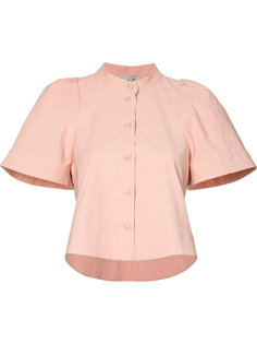 buttoned cropped blouse Sea