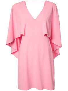 платье с отделкой из воланов Halston Heritage