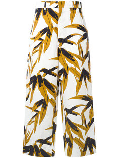 брюки с рисунком Swash Marni