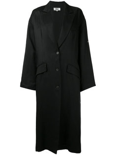 пальто шифт с заостренными лацканами Mm6 Maison Margiela