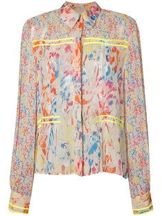 printed pleat shirt  Jason Wu