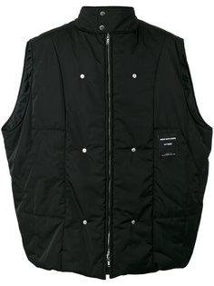 back photo print vest Raf Simons