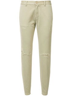 repaired slim chinos Saint Laurent