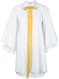 bow fastening shirt dress  Adam Lippes