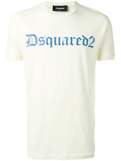 футболка с логотипом в винтажном стиле Dsquared2