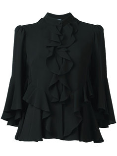 топ с рюшами Alexander McQueen