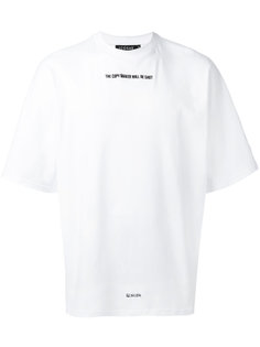 футболка с вышитым текстом Icosae