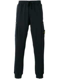 спортивные брюки с эластичными манжетами Stone Island