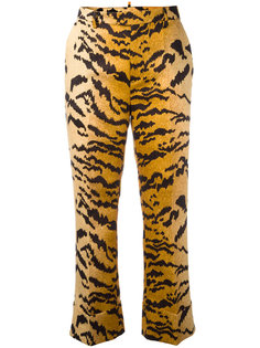 классические брюки с тигровым принтом Dsquared2