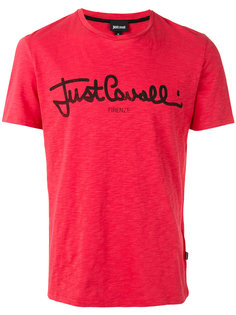 logo print T-shirt Just Cavalli